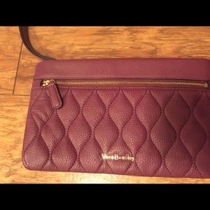 Vera Bradley Quilted leather Mia Wristlet